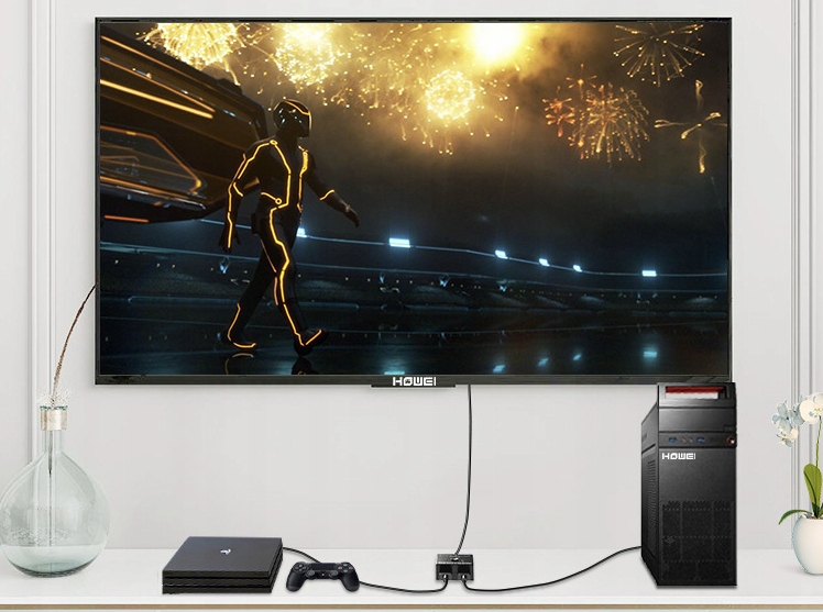 SWITCH HDMI 2.0 2X1 SPLITTER 1X2 ROZDZIELACZ 4K/60 Model SWITCH HDMI 2.0 2X1 SPLITTER 1X2