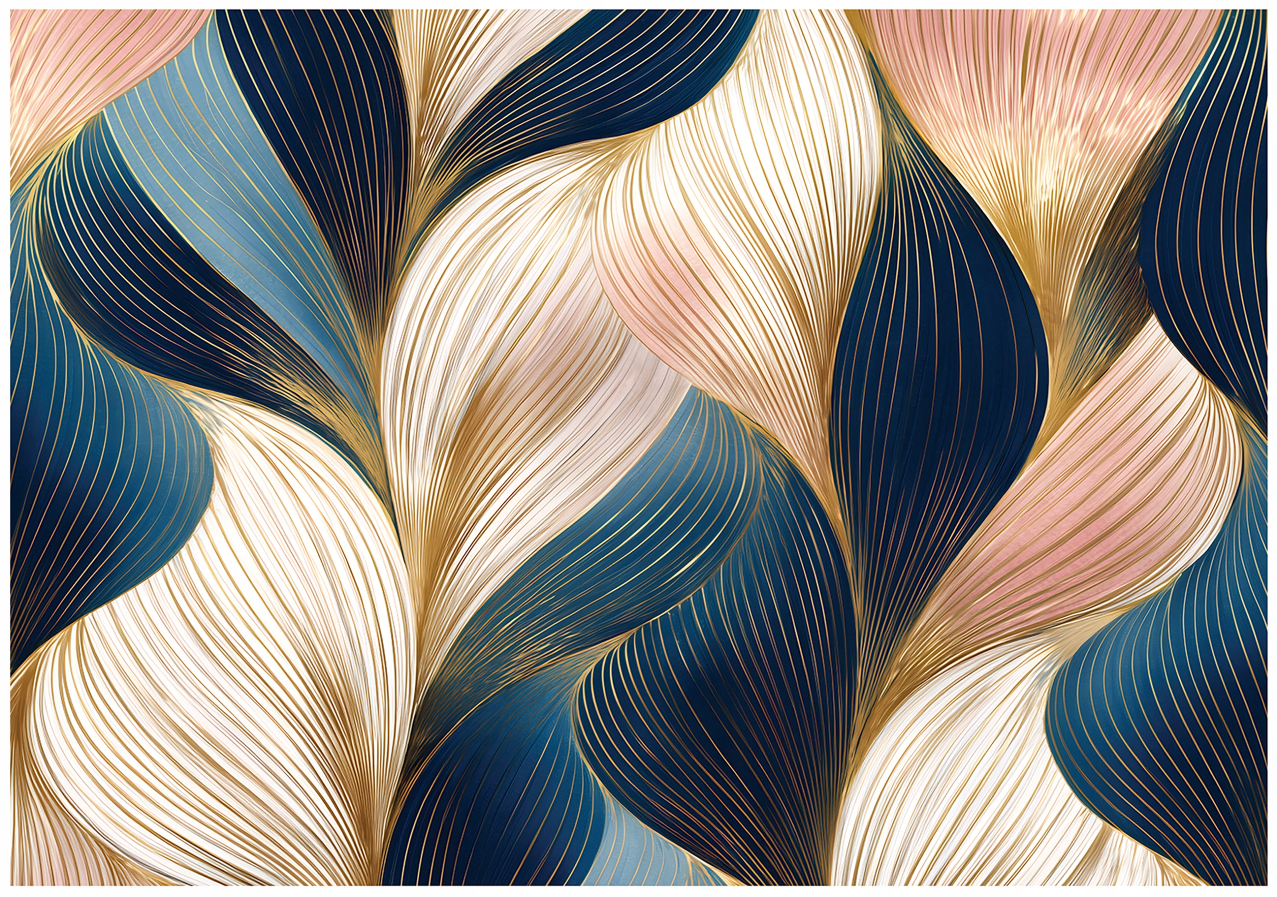 Fototapeta Zlatá Abstrakce Art Tapeta Do Předsíně Obývacího Pokoje Kanceláře 350x250