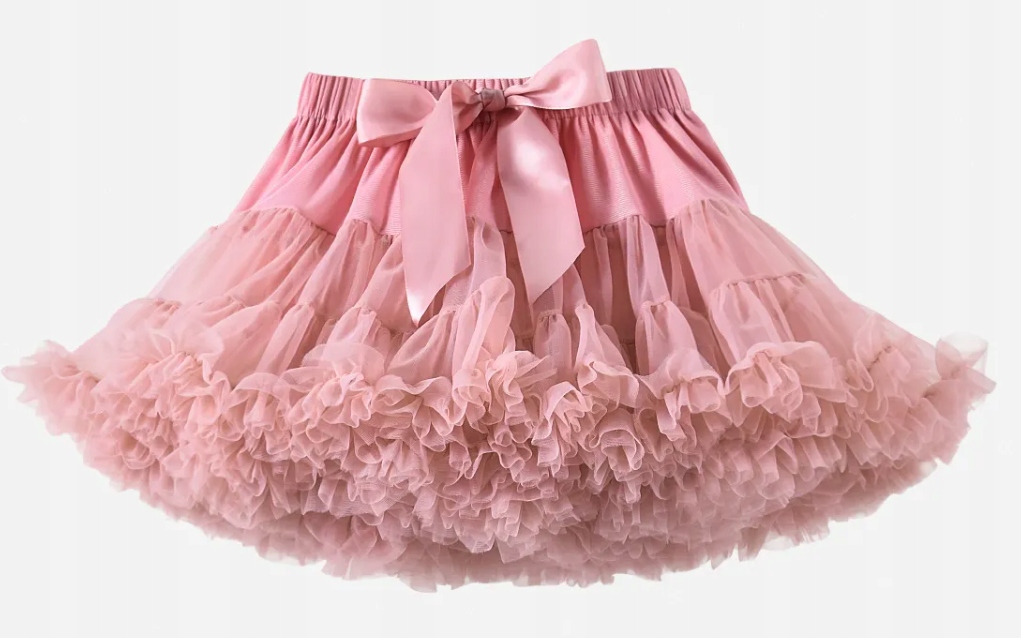 Tiulowa spódniczka TUTU PUSZYSTA Pudrowy róż