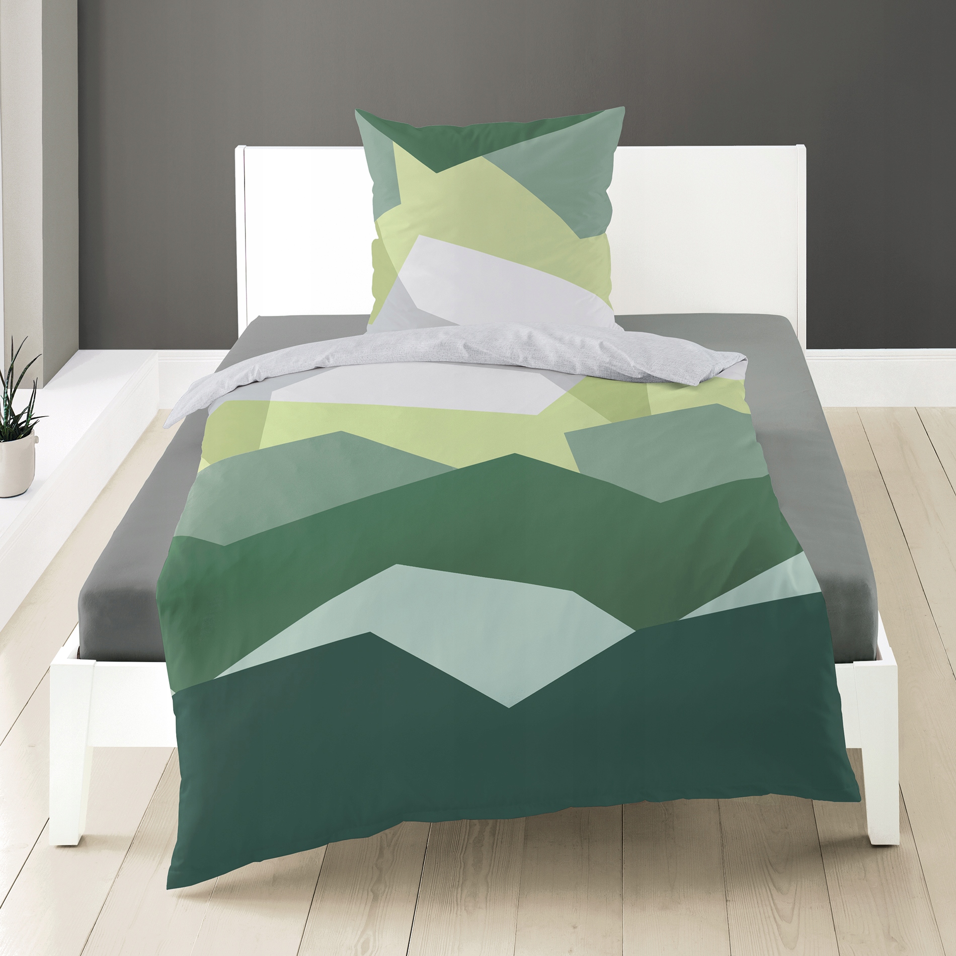 Sada povlečení saténová bavlněná přikrývka 160/200 polštář 70/80 Ketna