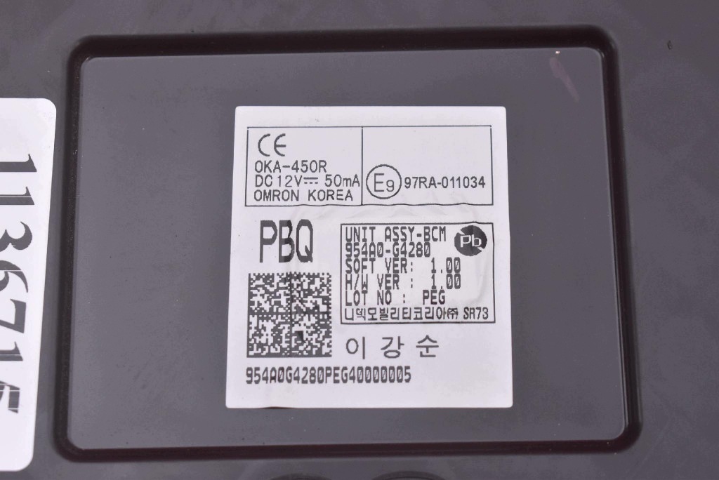 control unit module BCM 954A0-G4280 HYUNDAI I30 3 III PD 1.6 CRDI 115 KM LIFT
