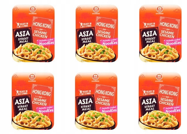 Levně 6 x 270 g Nanjiecun Hong Kong Style Sezame Chicken Instantní krmivo Karton