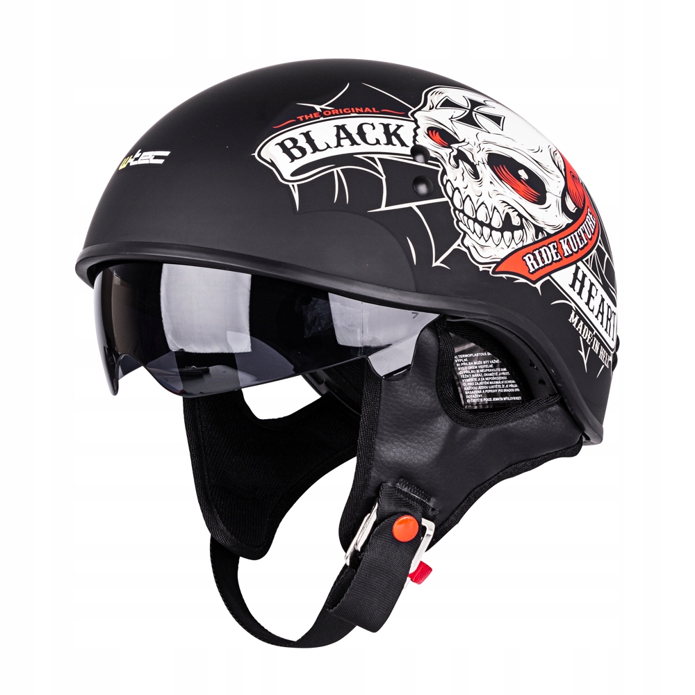 

Kask Pokazowy Motocyklowy Otwarty W-tec Retro L