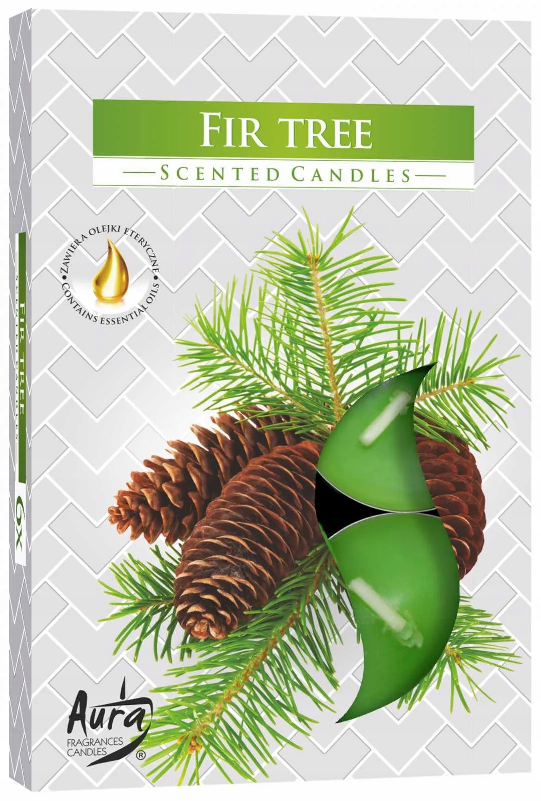

Bispol Podgrzewacze świeczki tealight Jodła, 6 szt