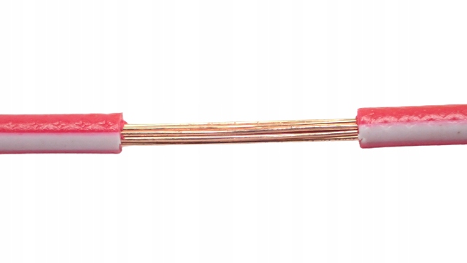 

Przewód Kabel Flry-b 1x0,5mm Czerwono Biały 10m