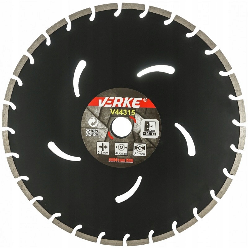 

Tarcza diamentowa segmentowa 400x32 mm do betonu
