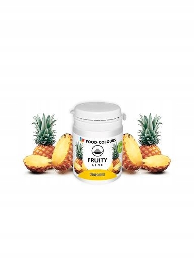 Levně Food Colours Přírodní barvivo v prášku Fruity line Pineapple