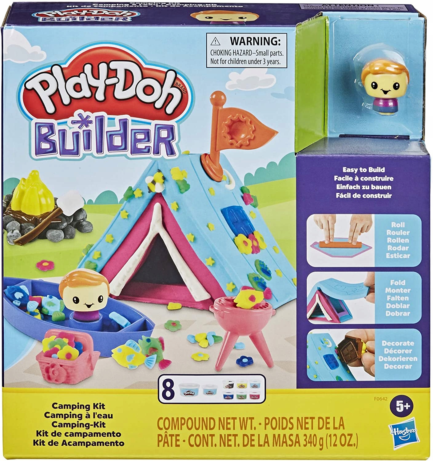PLAY DOH BUILDER КЕМПИНГ CAMPING плей до F0642