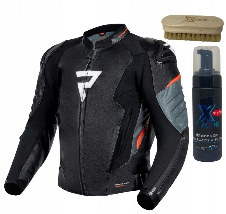 Bunda Rebelhorn Veloce Black/Grey/Fluo Red veľ.48 +darčeky!