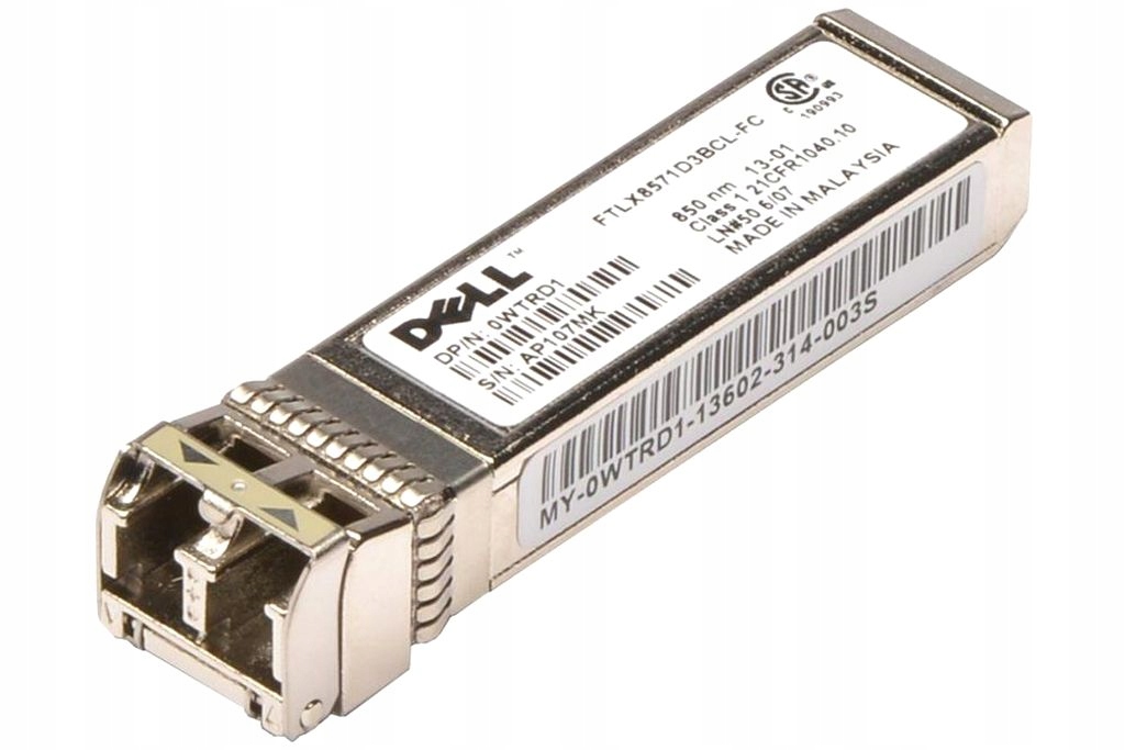 Moduł Dell 10GB Sfp+ 850nm FTLX8571D3BCL 0WTRD1