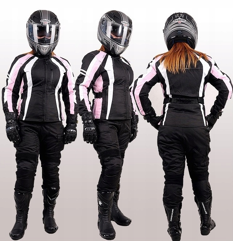 KOMBINEZON MOTOCYKLOWY TEKSTYLNY DAMSKI KOM061/2XL
