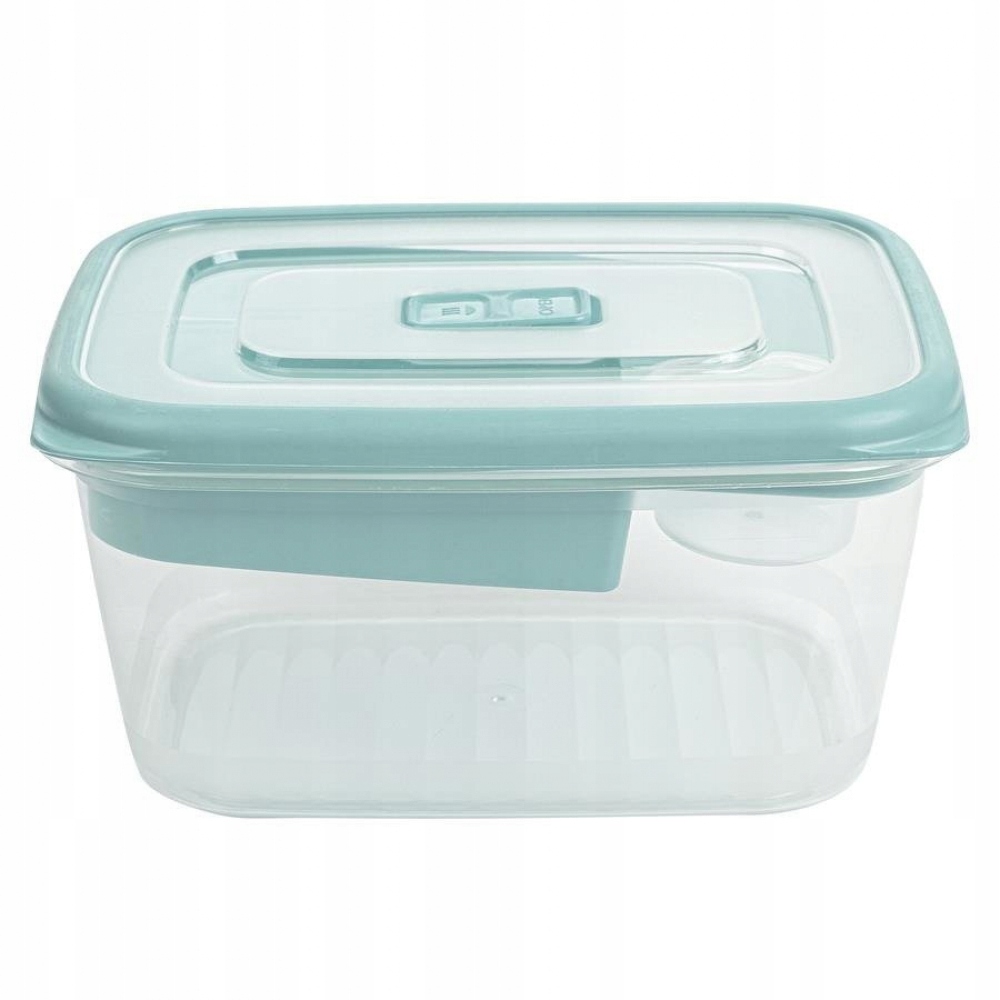 

Lunch Box śniadaniówka Dwukomorowa 1,7 l miętowa