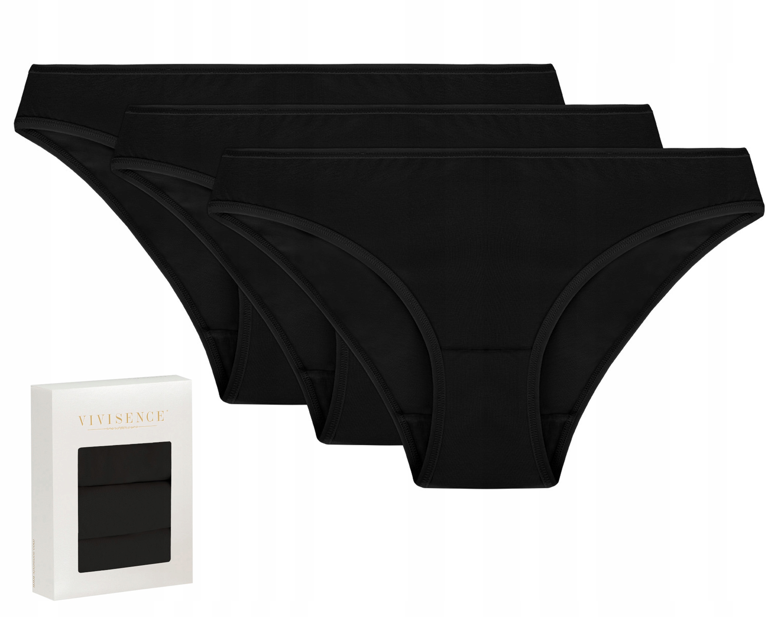 

Majtki 4003 Figi Bikini Niskie bawełna 3-Pak L