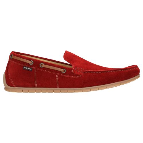 

Buty Wojas mokasyny męskie skóra czerwone r. 41