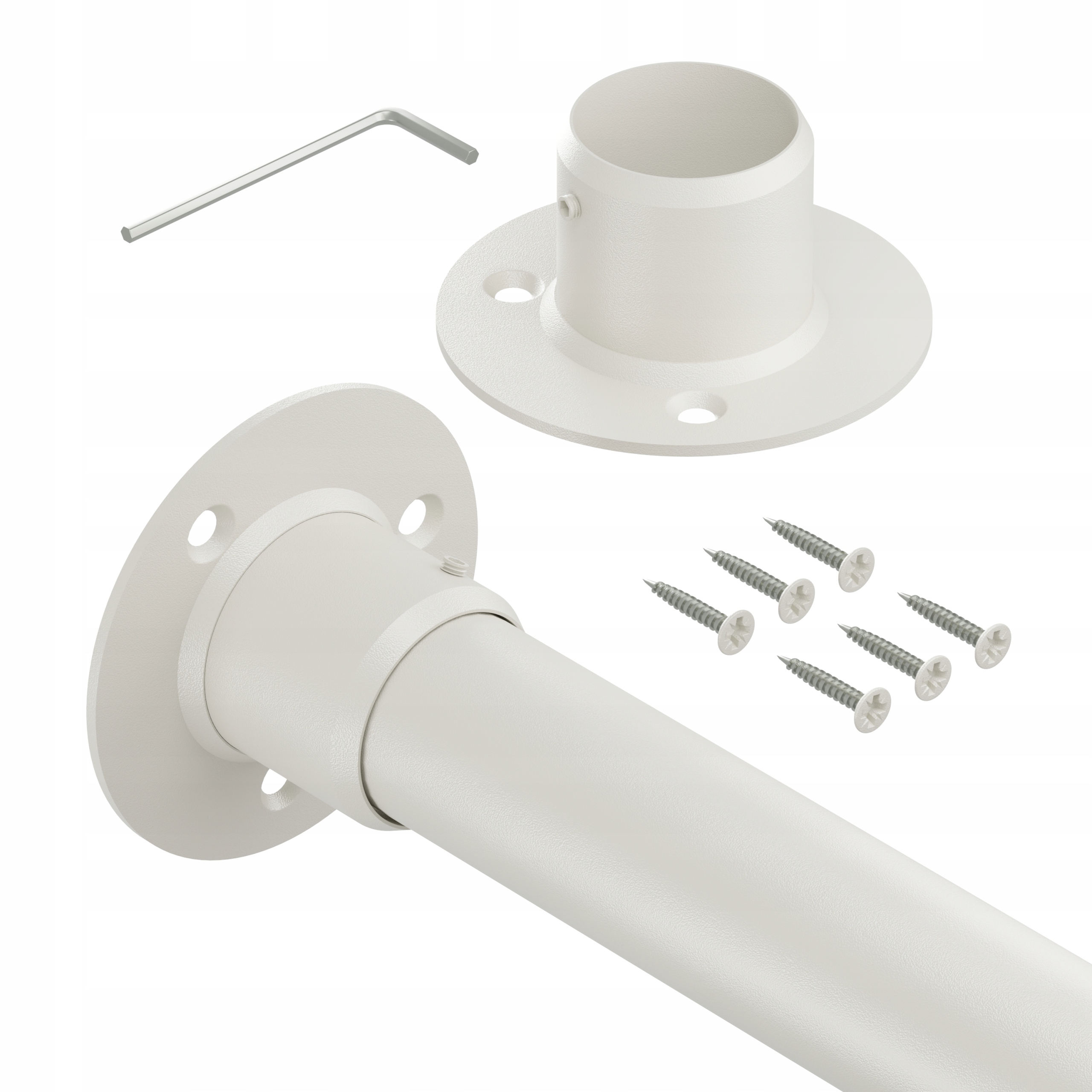 Tyč na šatní skříň silná o průměru 32 mm Kašmír 200 cm Strong III