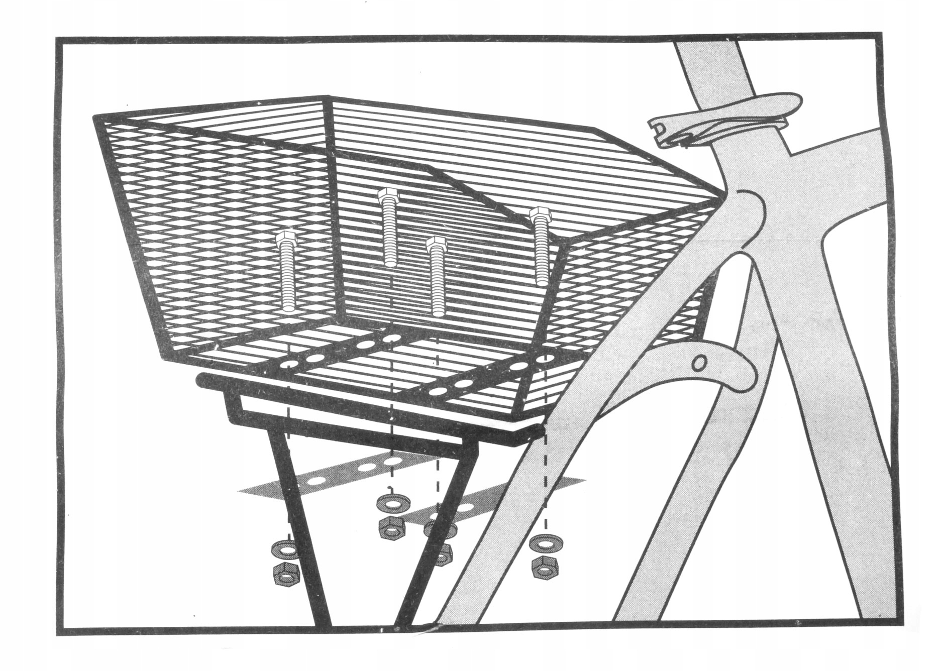 KOSZYK kosz tylny NA ZAKUPY ROWER KELLYS LOAD rear Model Load