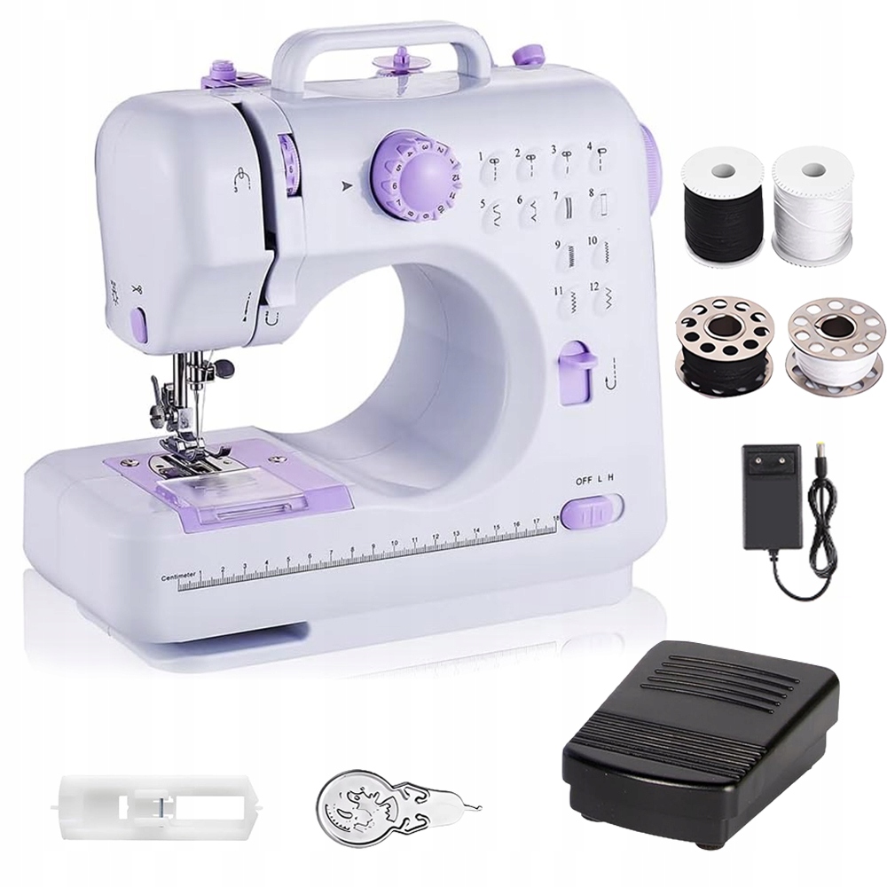 Mini Přenosný Šicí Stroj S 12 Programy Stehů