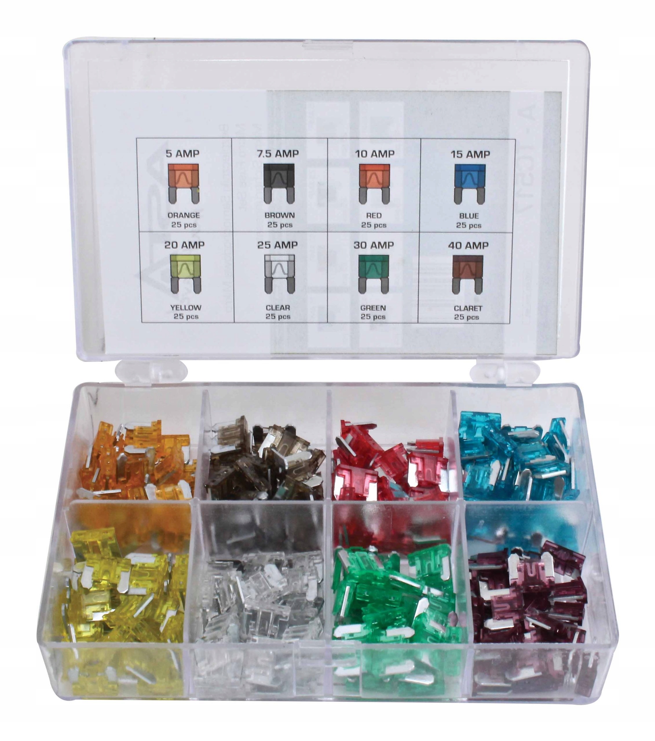 BEZPIECZNIKI SAMOCHODOWE MICRO 200 SZT.