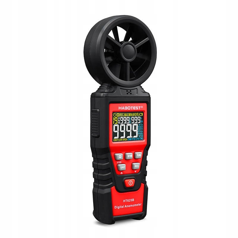 Anemometr cyfrowy miernik prędkości wiatru HT625B Model HT625B