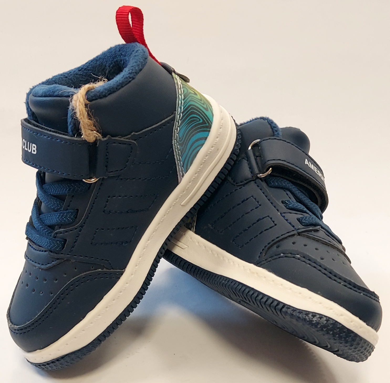 PÓŁBUTY TRZEWIKI OCIEPLANE HOLOGRAM R 25 15,50 CM Materiał skóra ekologiczna