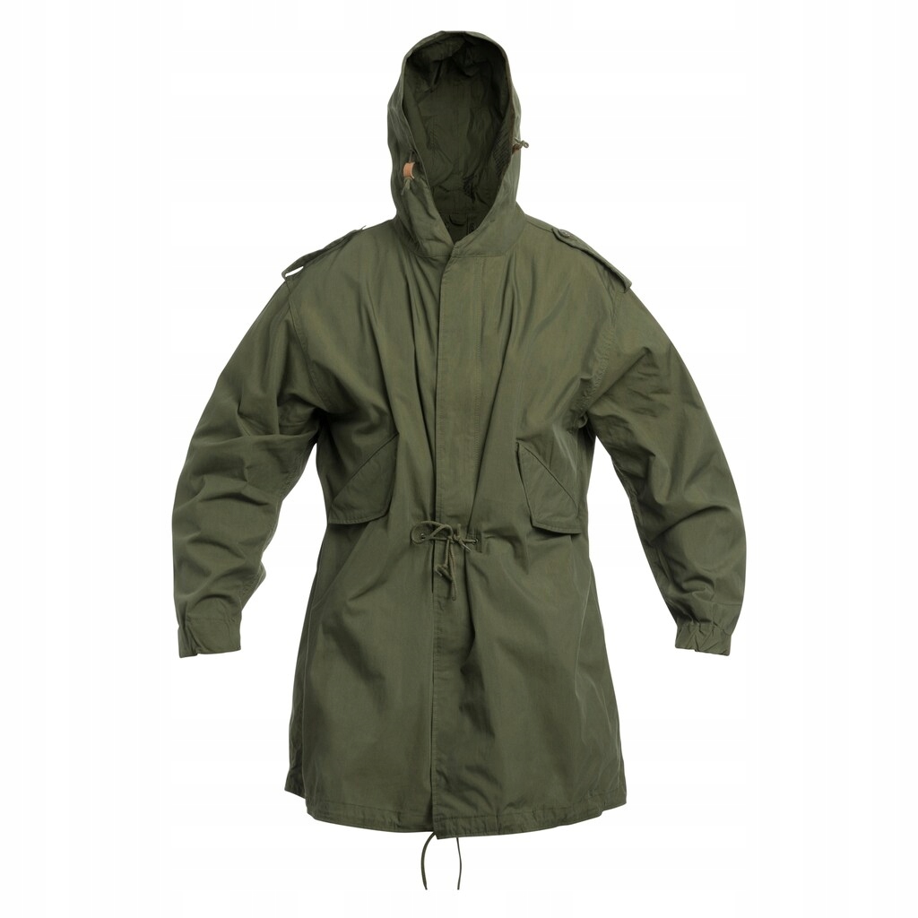 Pánská parka bunda s kapucí Mil-Tec Us Shell M51 Olive Xs
