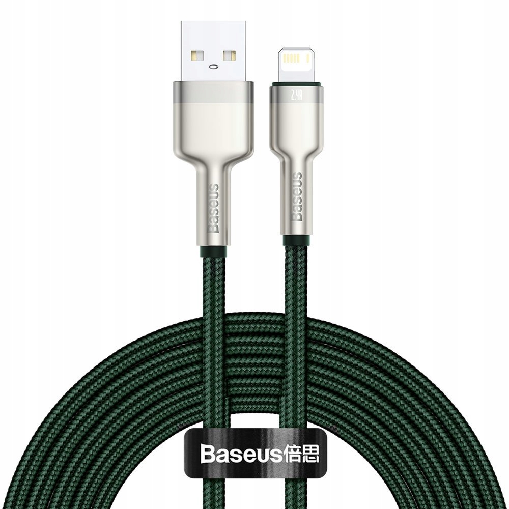 

Baseus Kabel Cafule Usb To Lightning 2.4A 2m Green