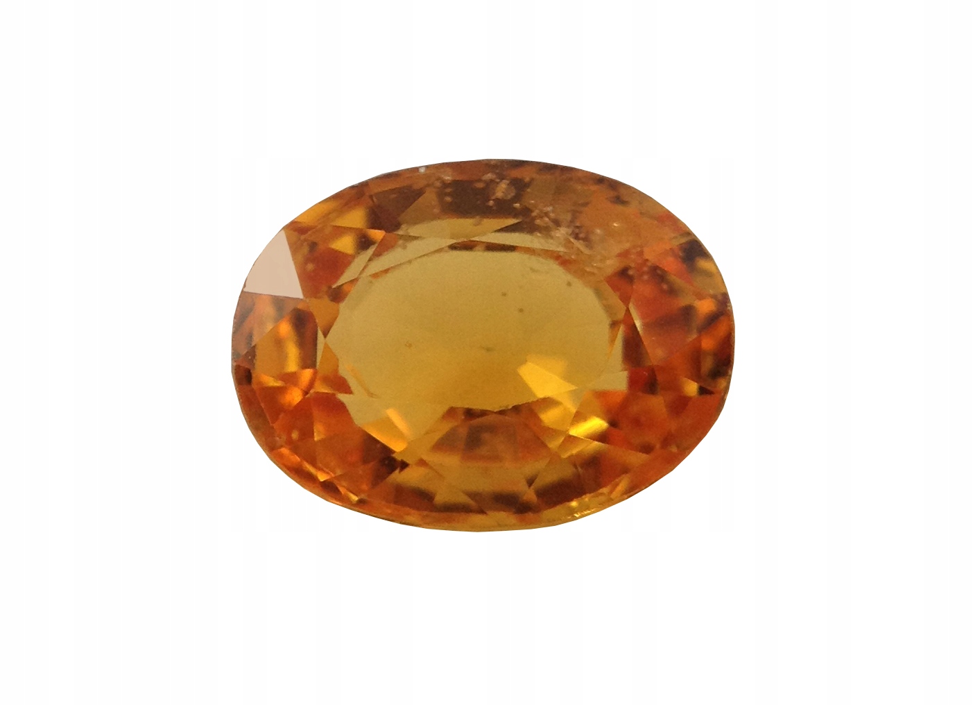 Safír Padparadscha Ovál 6,86 X 5,13 X 3,05 Cert