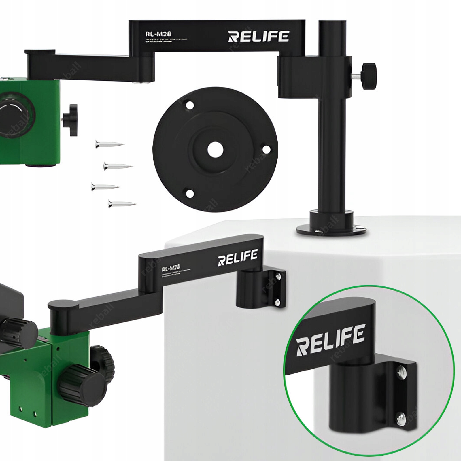 Držák Mikroskopu Na Stůl A Stěnu Univerzální Výložník RL-M28
