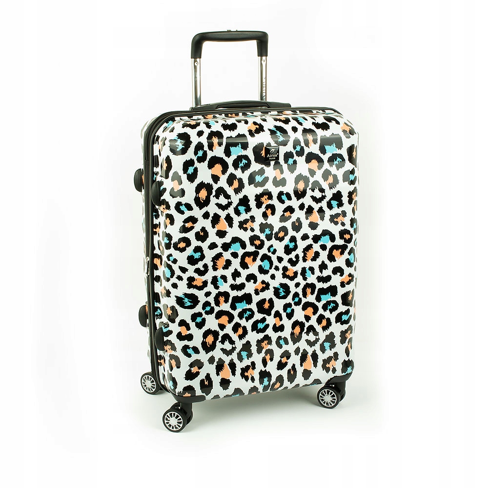 Duża walizka podróżna na 4 kółkach z poszerzeniem poliwęglan Tsa 100l