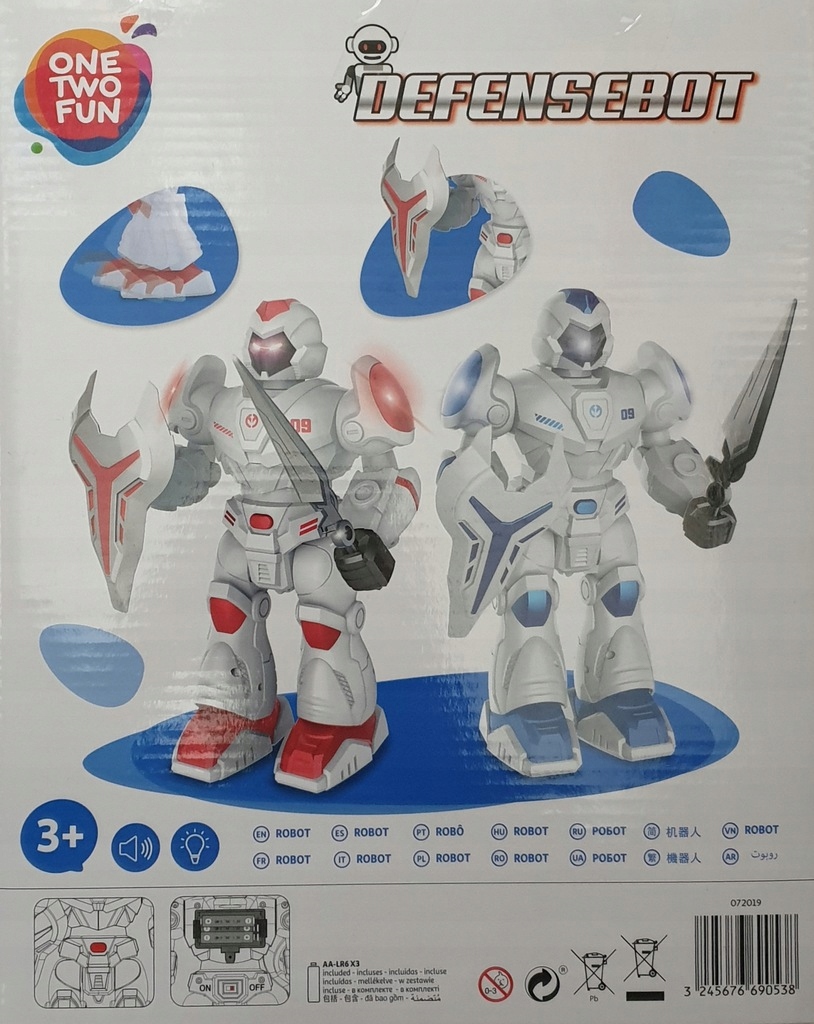 ROBOT OBRONNY SPACE POLICE 3+ NOWY Rodzaj inny