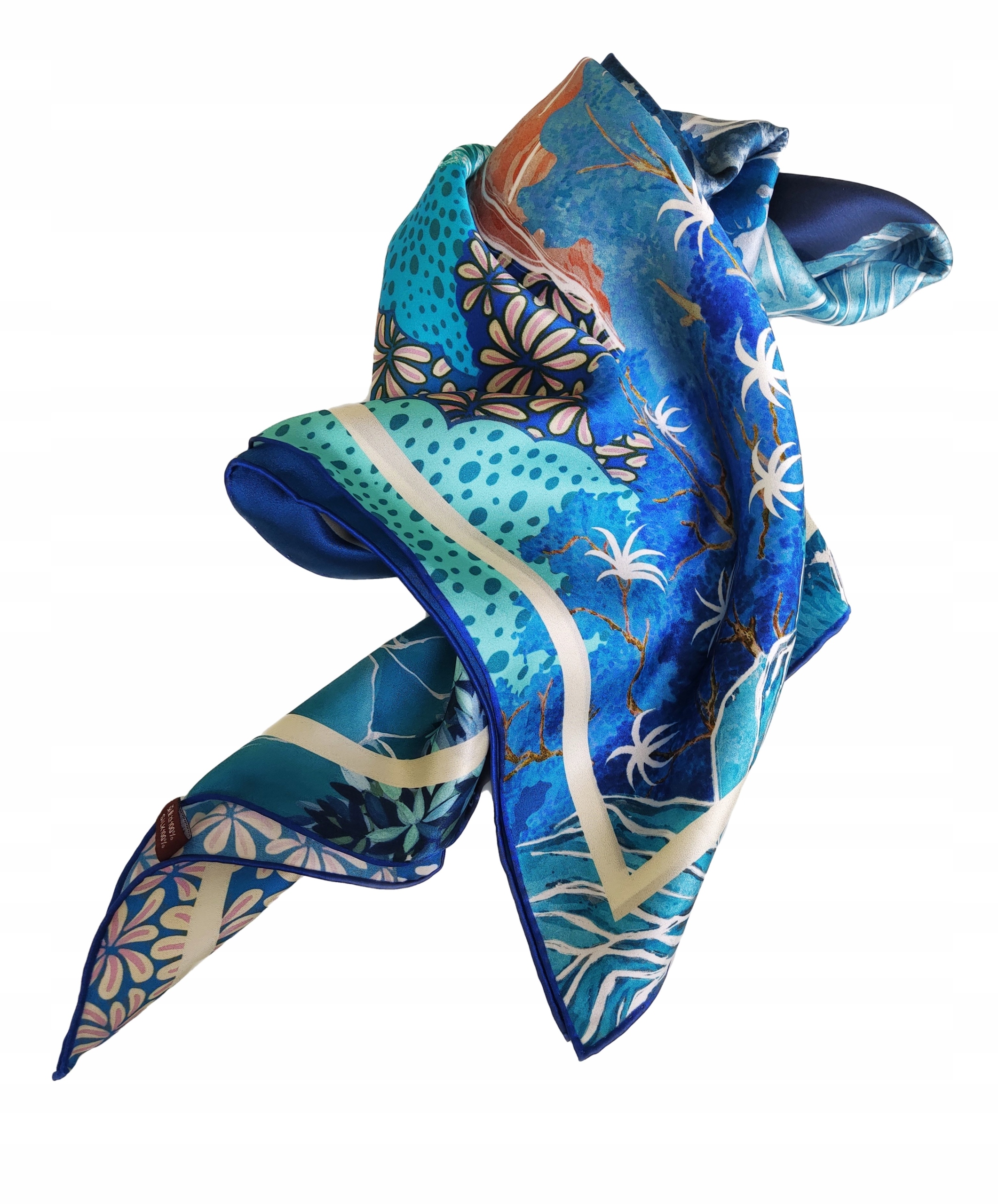 100% JEDWAB MARKOWA CHUSTA APASZKA JAKOŚĆ PREMIUM^ Model LD1031200291