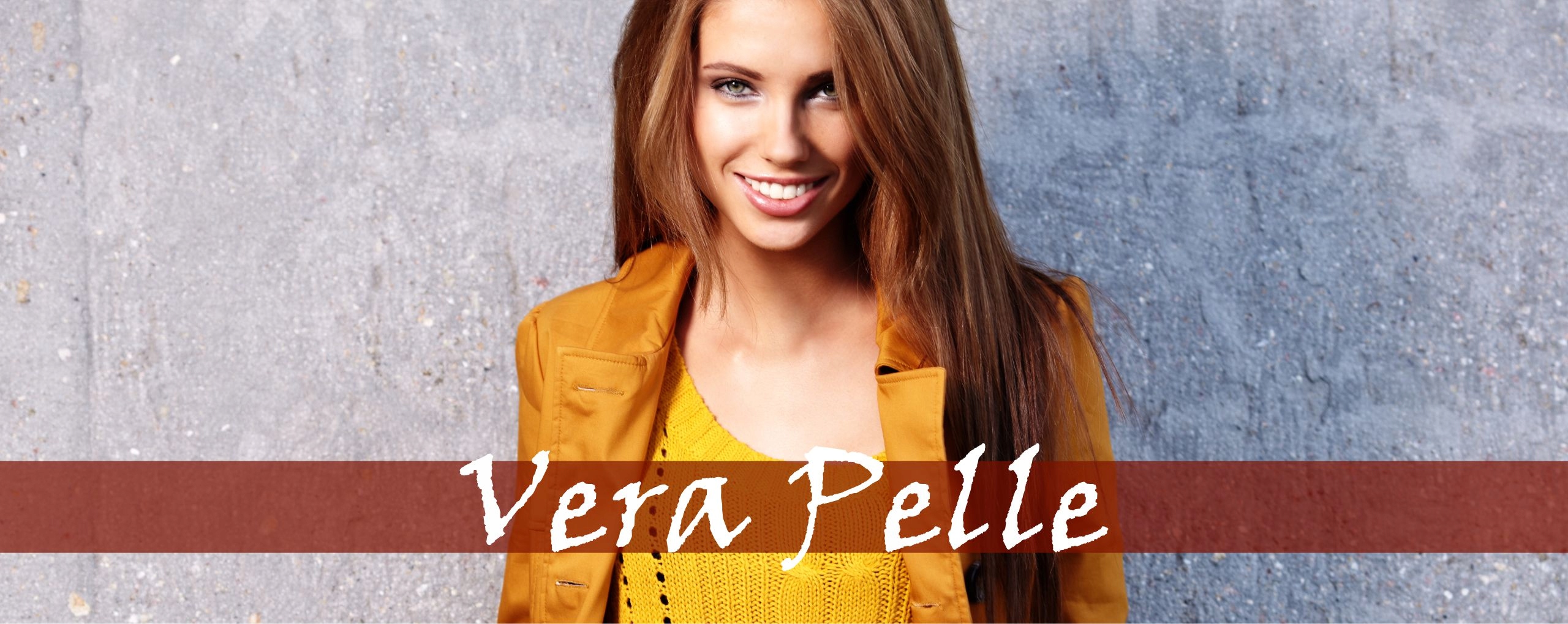 Torebka Zamszowa Vera Pelle Mini Ruda Wzór dominujący bez wzoru