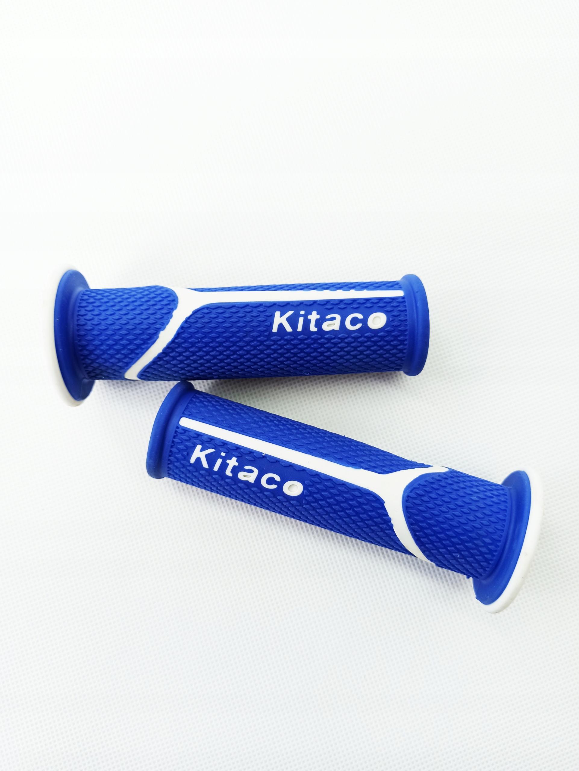 MANETKI BIAŁE NIEBIESKIE KITACO GRIPY SUPERMOTO