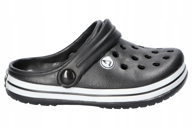 AMERICAN CLUB NH116 KLAPKI OGRODOWE SANDAŁY PIANKOWE DZIECIĘCE CZARNE 28 Rozmiar (new) 28