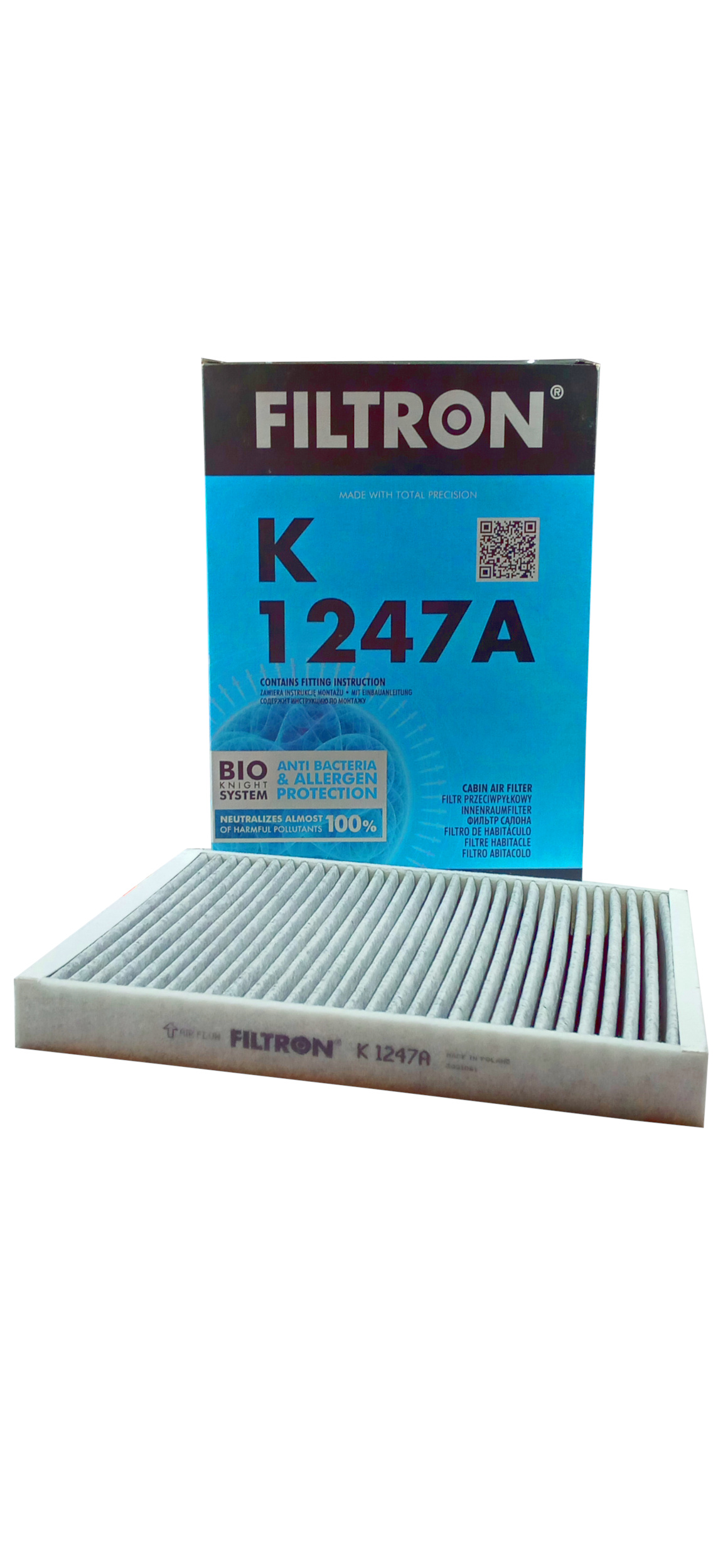 

K1247A Filtron Filtr Kabinowy do Citroen Peugeot