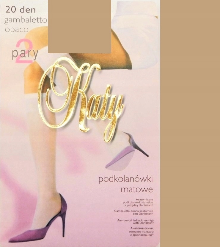 

Katy Opaco 20den podkolanówki lycra natural 2p