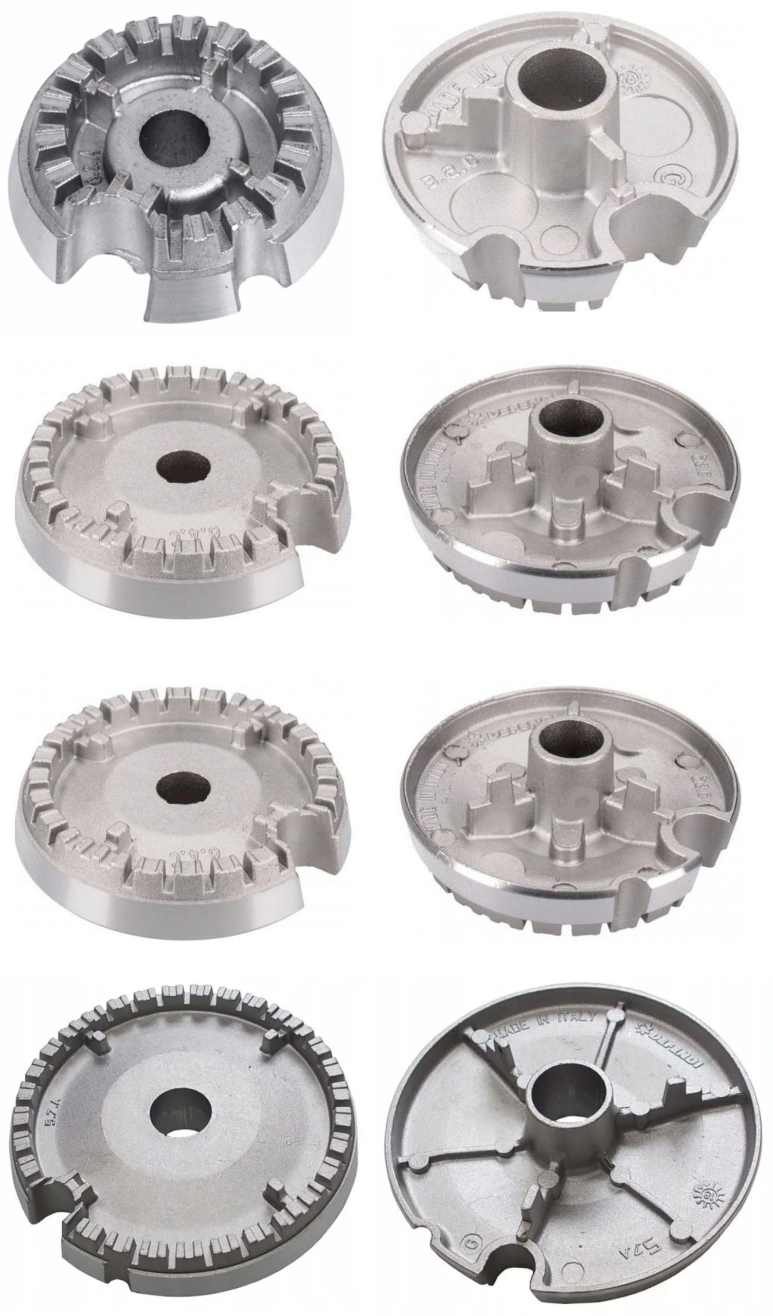Zestaw kołpaków palnika Defendi do kuchenek Amica