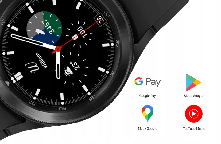 Samsung Galaxy Watch 4 Classic 42mm Bluetooth NFC Złącza brak