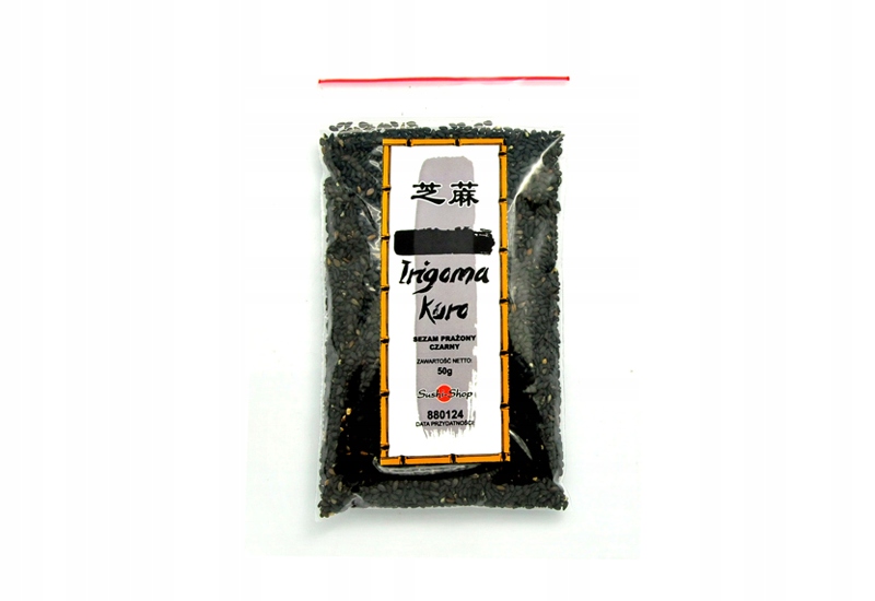 

Sezam czarny prażony Irigoma Kuro 50g [8800124]