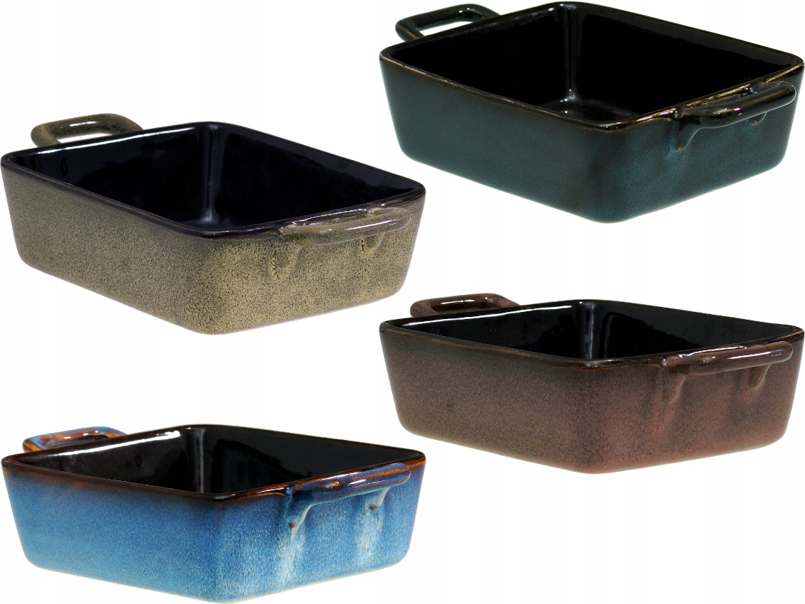 ŻAROODPORNE Naczynie do zapiekania 23x15cm BRĄZOWE Kod producenta 879728-BR