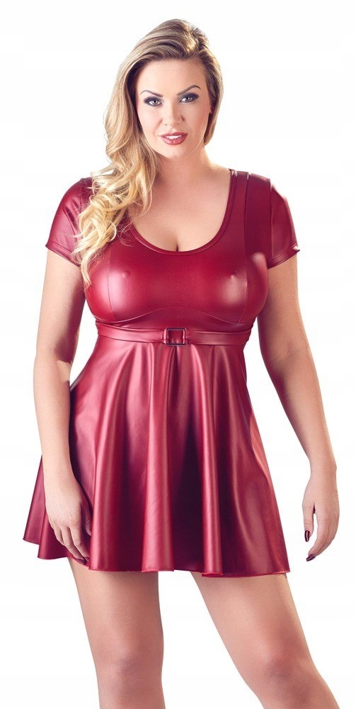 

Sukienka Czerwona 4XL Cottelli Collection Plus