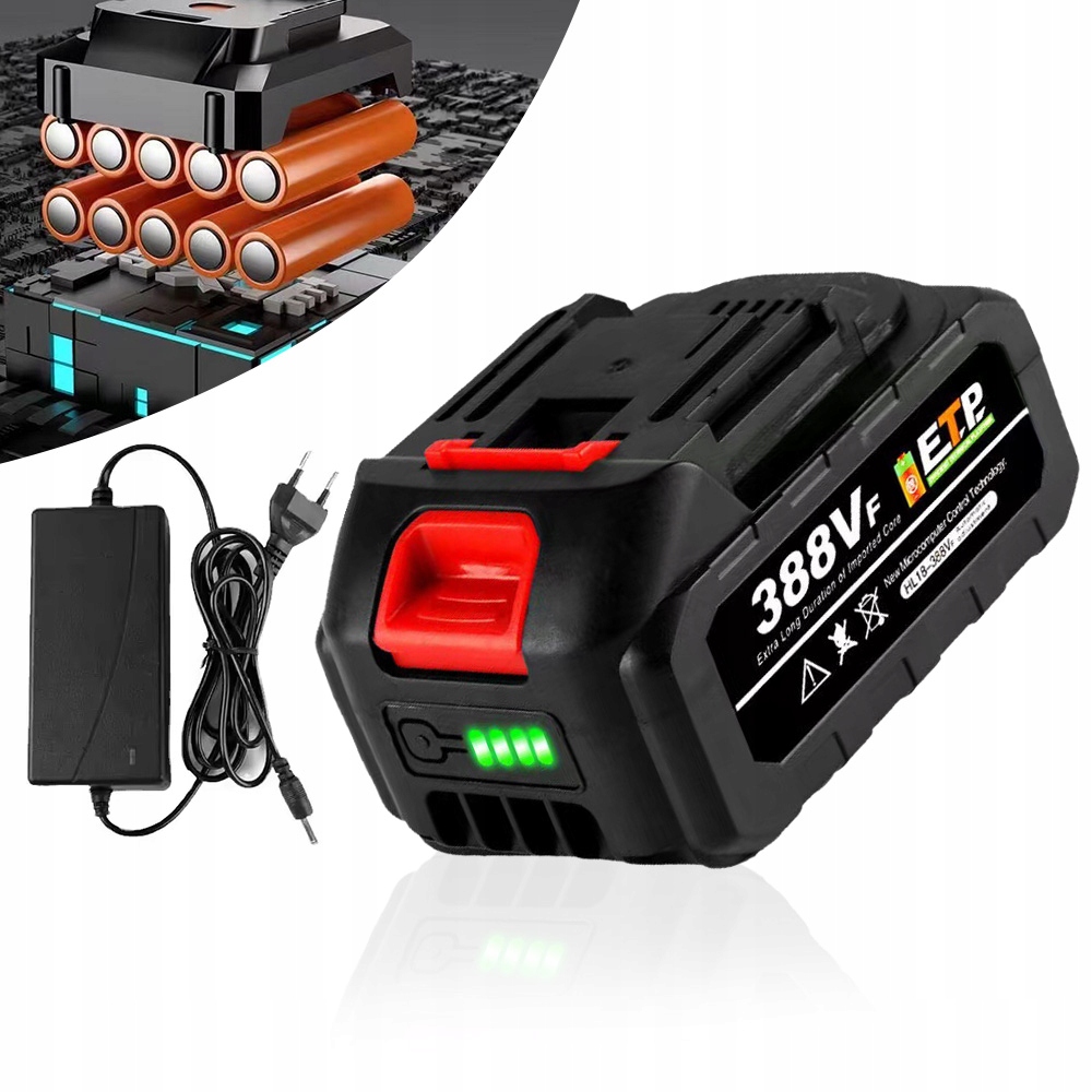 Sada Baterií 21V 4000MAH S Bezpečnostní Nabíječkou Multiprotect