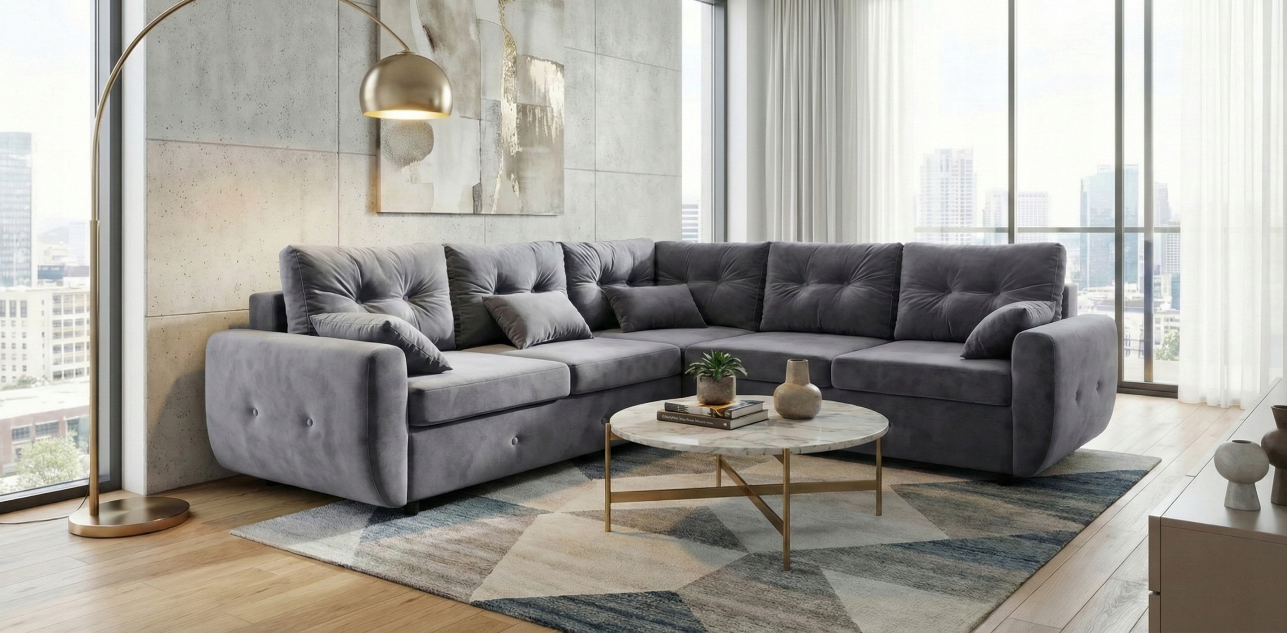 NAROŻNIK OSLO LUX PIK F.SNU SKANDYNAWSKI