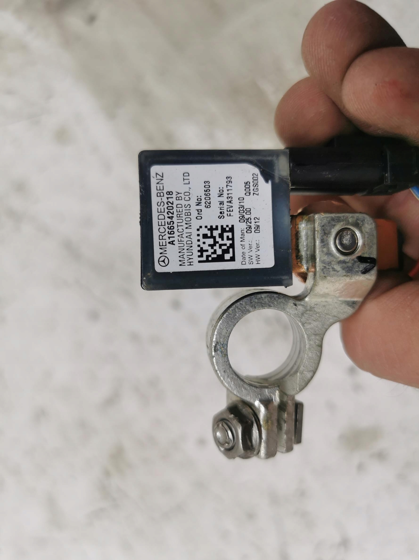 Batteriemanagement Sensor MERCEDES A-KLASA W169 LIFT 1.5B