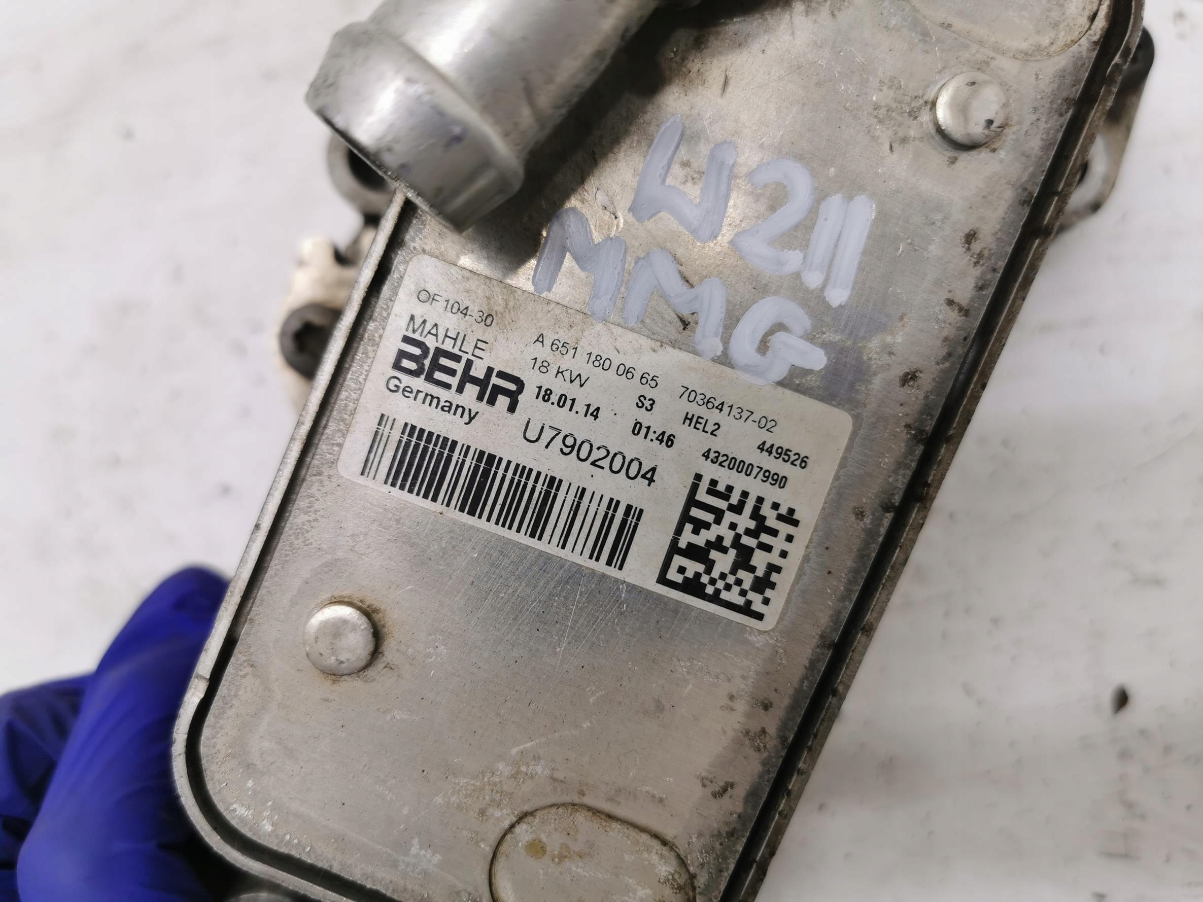 radiatore olio MERCEDES E-KLASA W212 2.2 CDI