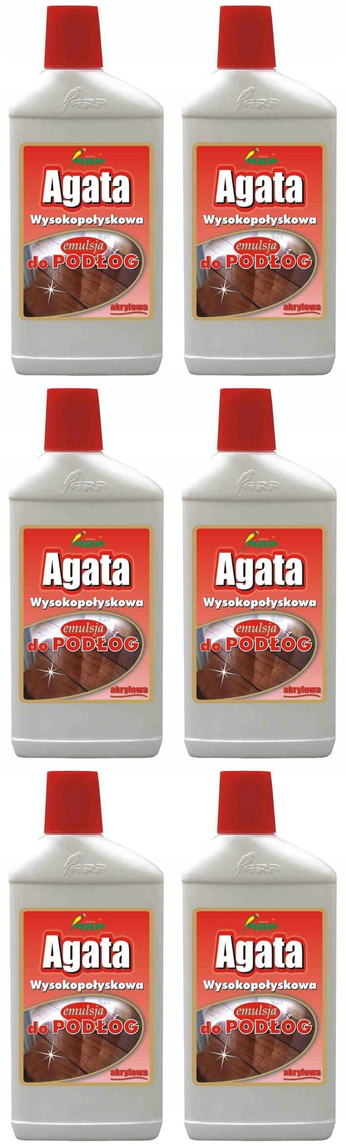 Vysoce lesklá emulze na podlahy Agata 6x450 g