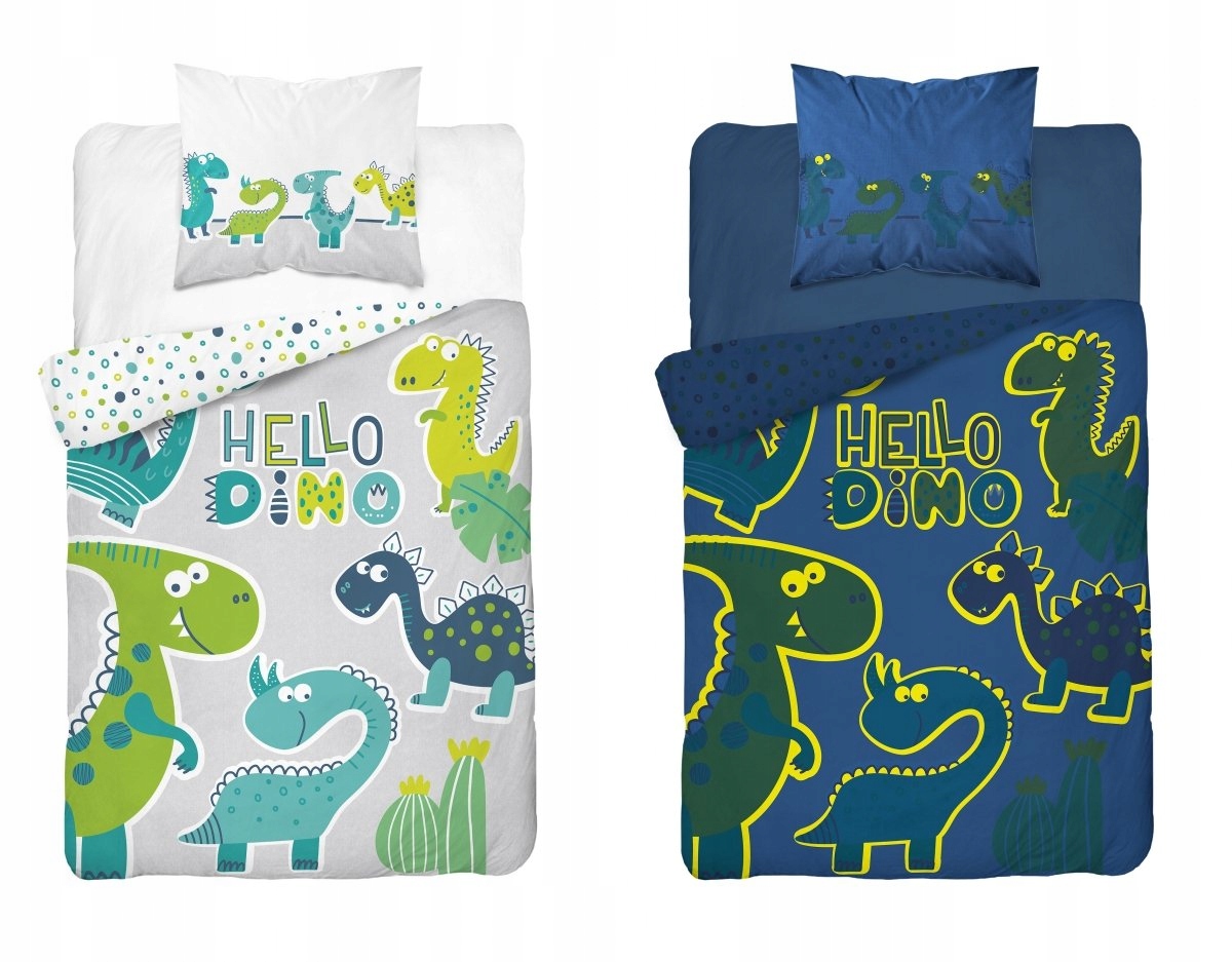 

Pościel 160x200 świecąca w ciemności Dinozaury