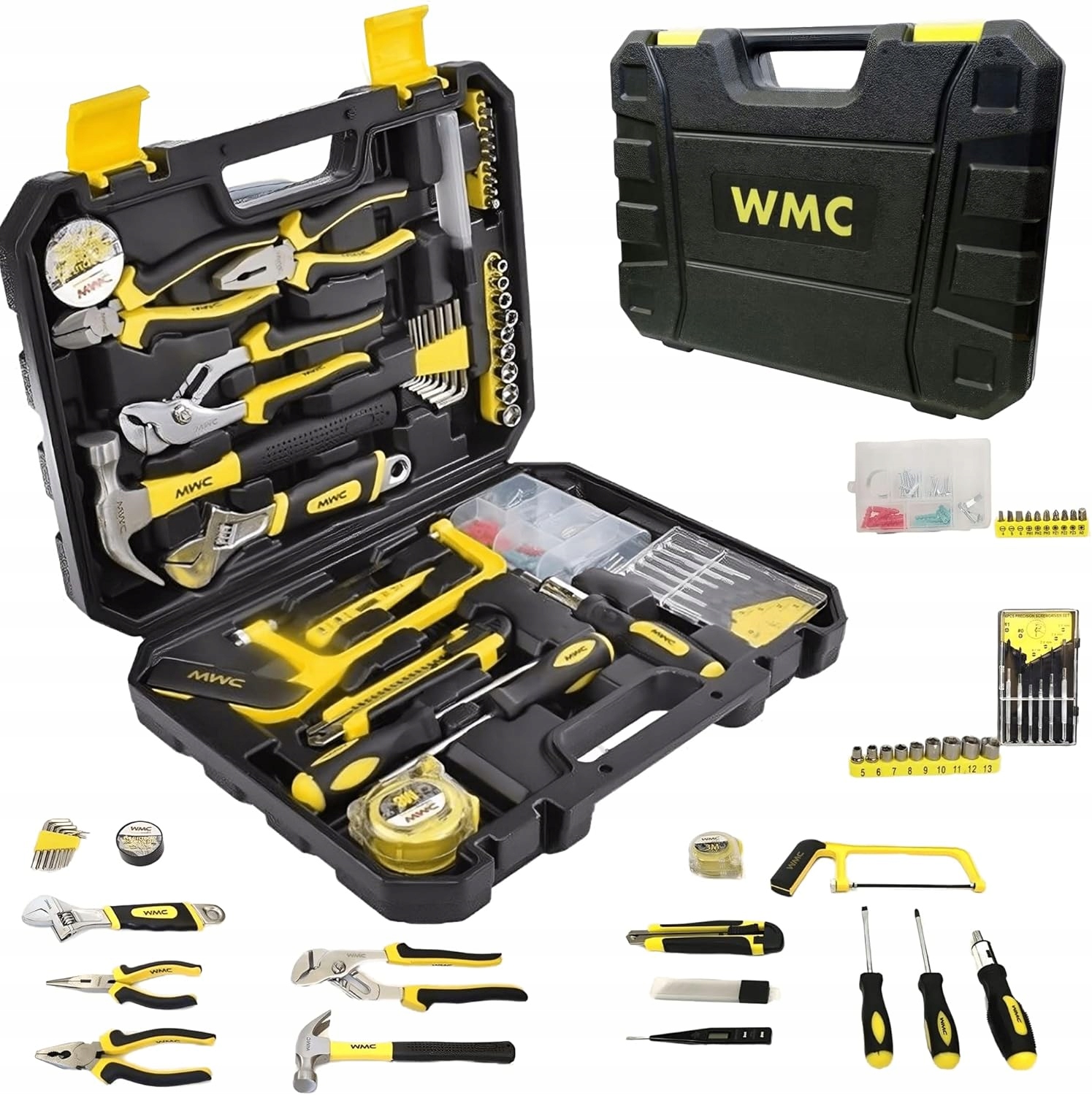 Zestaw Narzędziowy 700EL Młotek Wkrętaki Bity