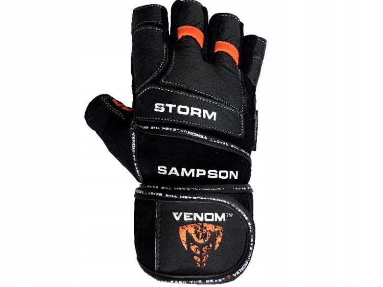 VENOM Rękawiczki do ćwiczeń SIŁOWNIATRAINING GLOVES STORM GL-3000 roz. L Rozmiar L