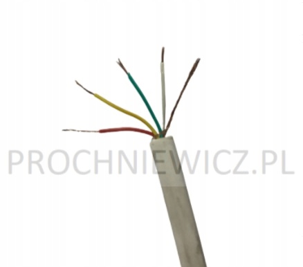 Kabel Alphard 4x0,5mm + ekran OFC 100m biały